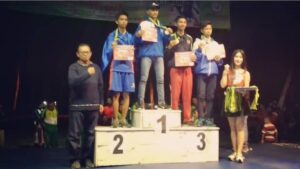 Juara Wushu 45 Kg Arya Fajar