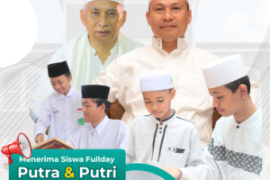 X banner Penerimaan santri baru